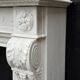 Napoleon III fireplace in statuary white marble, circa 1880.