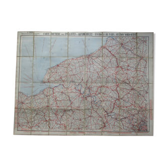 Map of Taride around paris north-west