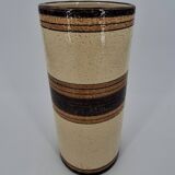 Ceramic scroll vase by Aldo Londi for Bitossi, Sahara model, Italy mid century