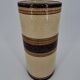 Vase rouleau en céramique par Aldo Londi pour Bitossi, modèle Sahara, Italie mid century