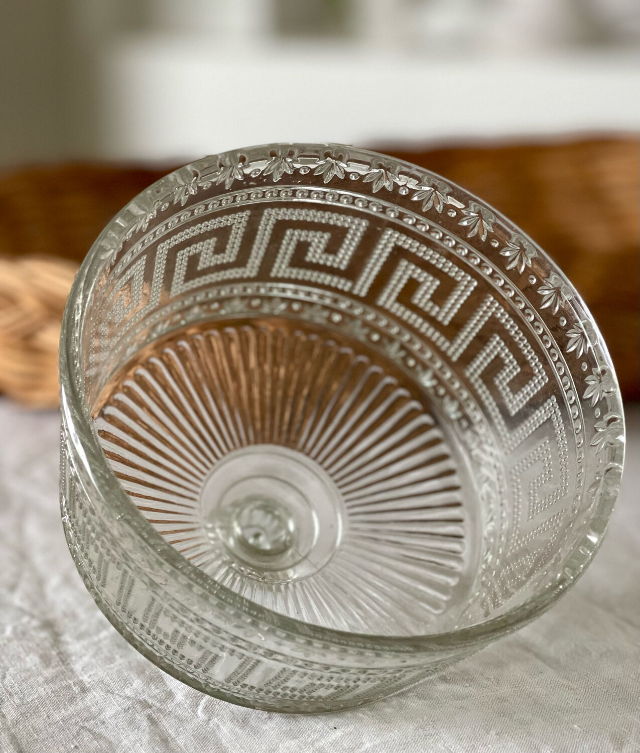 Art deco crystal bell