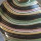 Vintage ceramic plate Hubert Bequet Quaregnon gold - No. 477