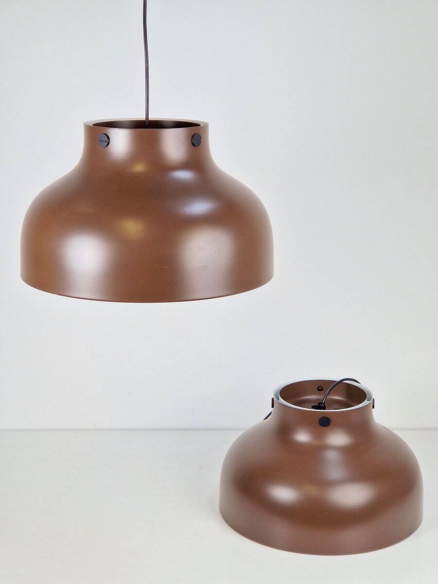 Mid-Century Modern Super Jumbo Pendant Lamps by Uniline for Nordisk Solar, 1960s, Set of 2