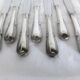 Baroque model silver metal cutlery service
