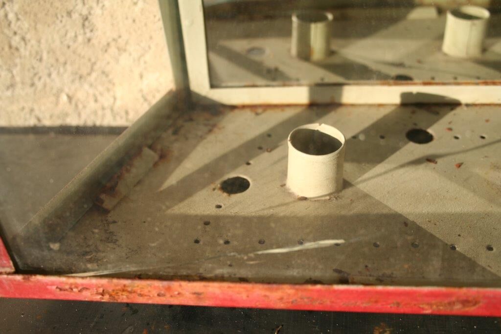 Painted sheet metal wall Lantern