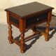 Small rustic bedside table