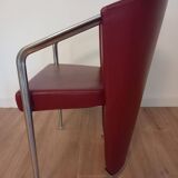Ensemble de 4 fauteuils italiens Estel, conçus par Favaretto & Partners