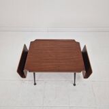 Italian Mid-Century Modern Coffee Table with Magazine Racks, 1950s