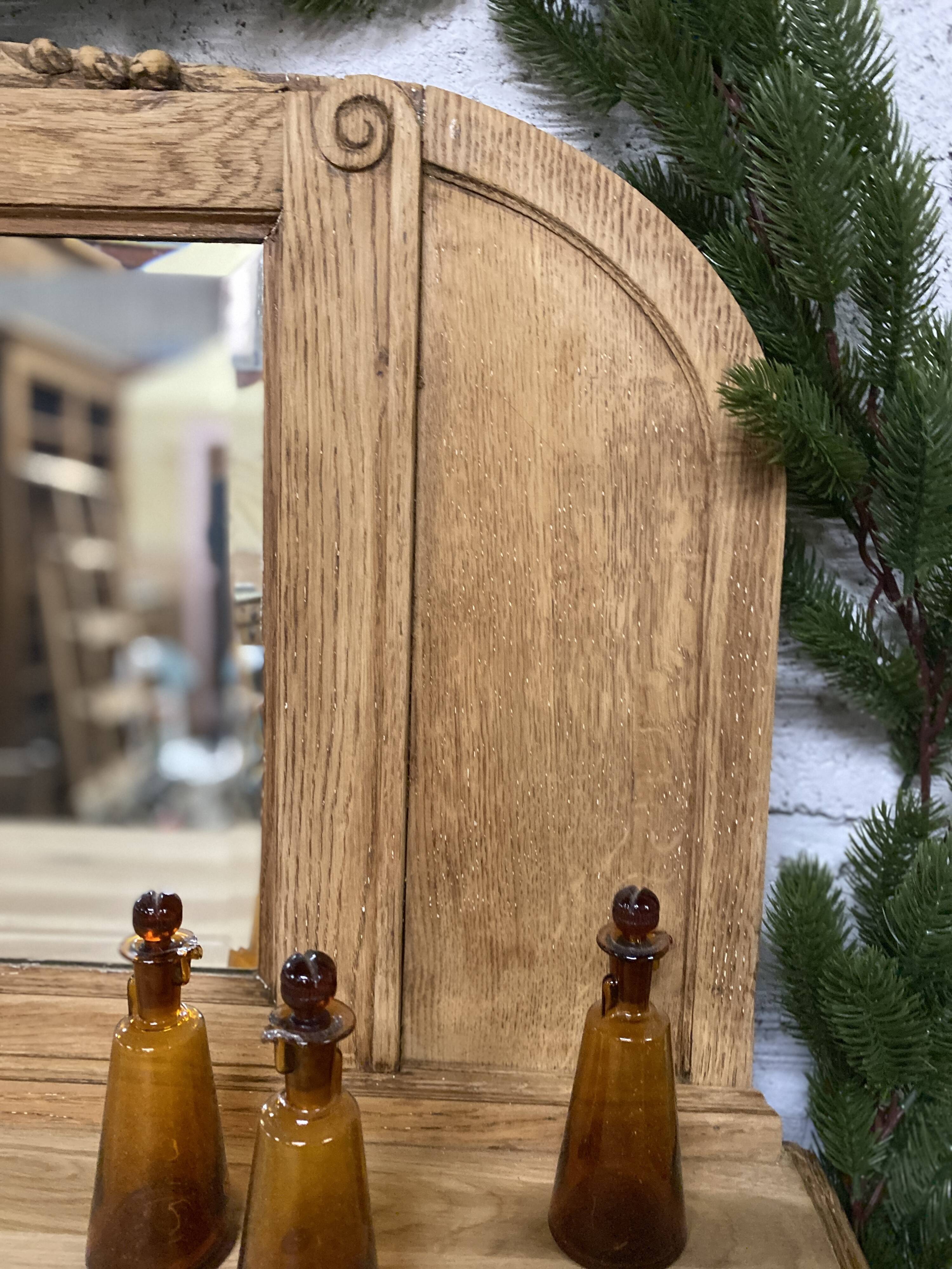 Art Deco console with bevelled mirror