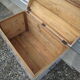 Wooden storage travel trunk