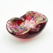 Vintage Murano Glass Bowl by Dino Martens for Aureliano Toso, 1950s