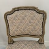 Paire de chauffeuses de style Louis XV, XXème siècle