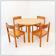 Mid-Century Swedish Pine Dining Set - 1970s