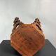 Mid-Century artisanal octagonal hand crafted plant stand stool, circa 1950s