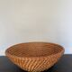 Woven straw basket