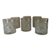 Set of 6 whisky glasses