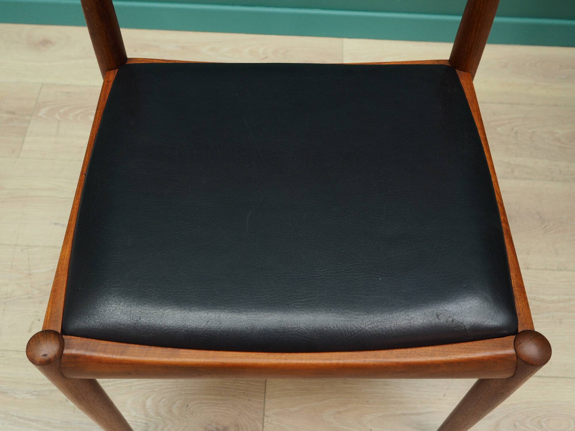 Set of four teak chairs, Danish design, 1970s, designer: Kai Kristiansen, m