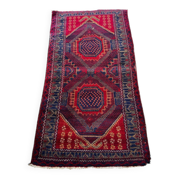 Handmade Afghan rug 130cm x 245cm