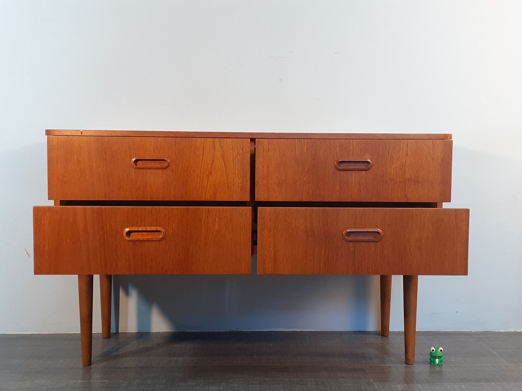Coiffeuse Norvégienne en Teck convertible Commode, par Steen & Strøm's, Vintage Scandinave 1960s