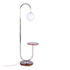 Art Deco Floor Lamp in Chrome attributed to Jindřich Halabala for Up Závody, Czechia, 1930s