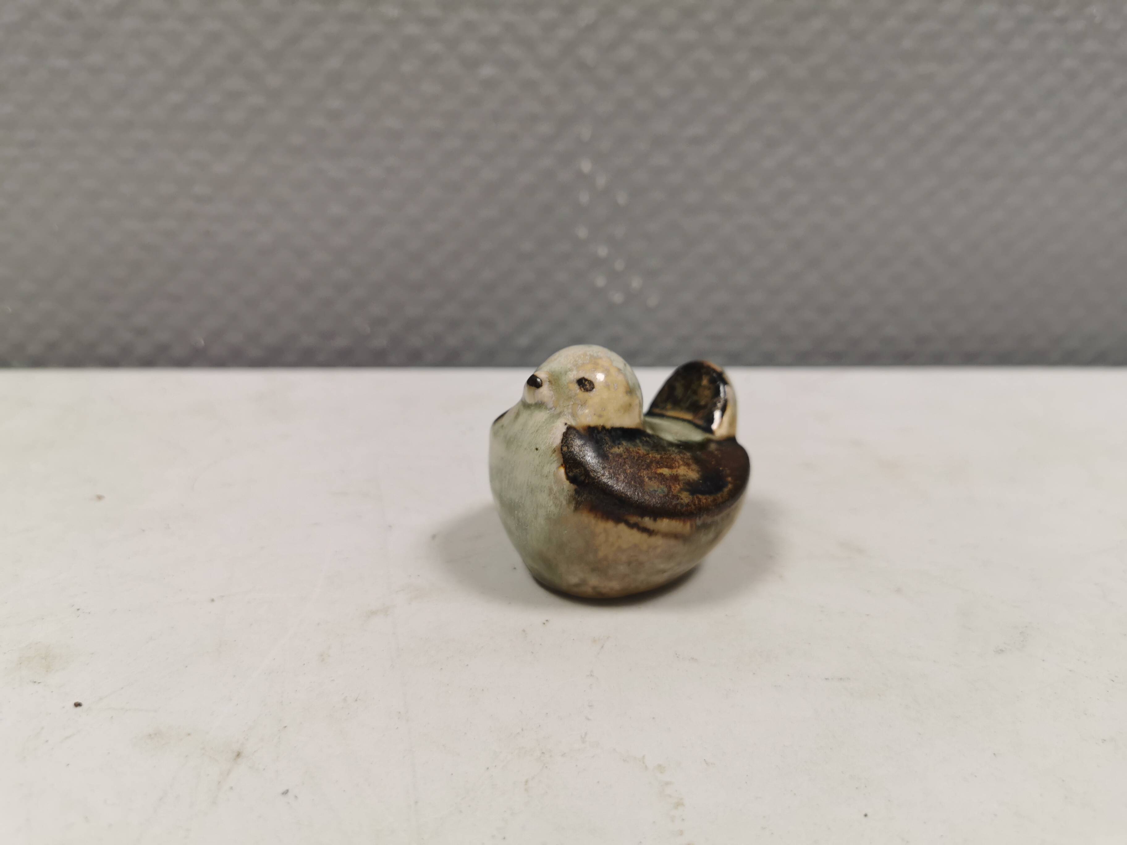 Stoneware bird designed by Joseph Simon for Søholm Denmark 1960-70s.