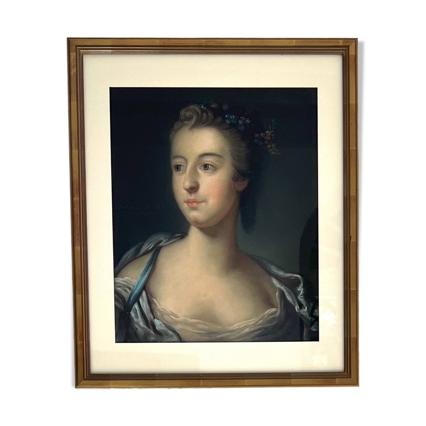 Portrait de femme au pastel, Hortense de Saint Albin 1849