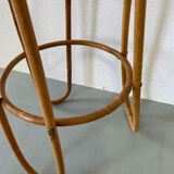 Rattan plant table