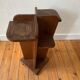 Side table / art deco harness in solid oak - c.1940