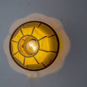 Pear-shaped “cocoon” wall lamp, Italy, 1960
