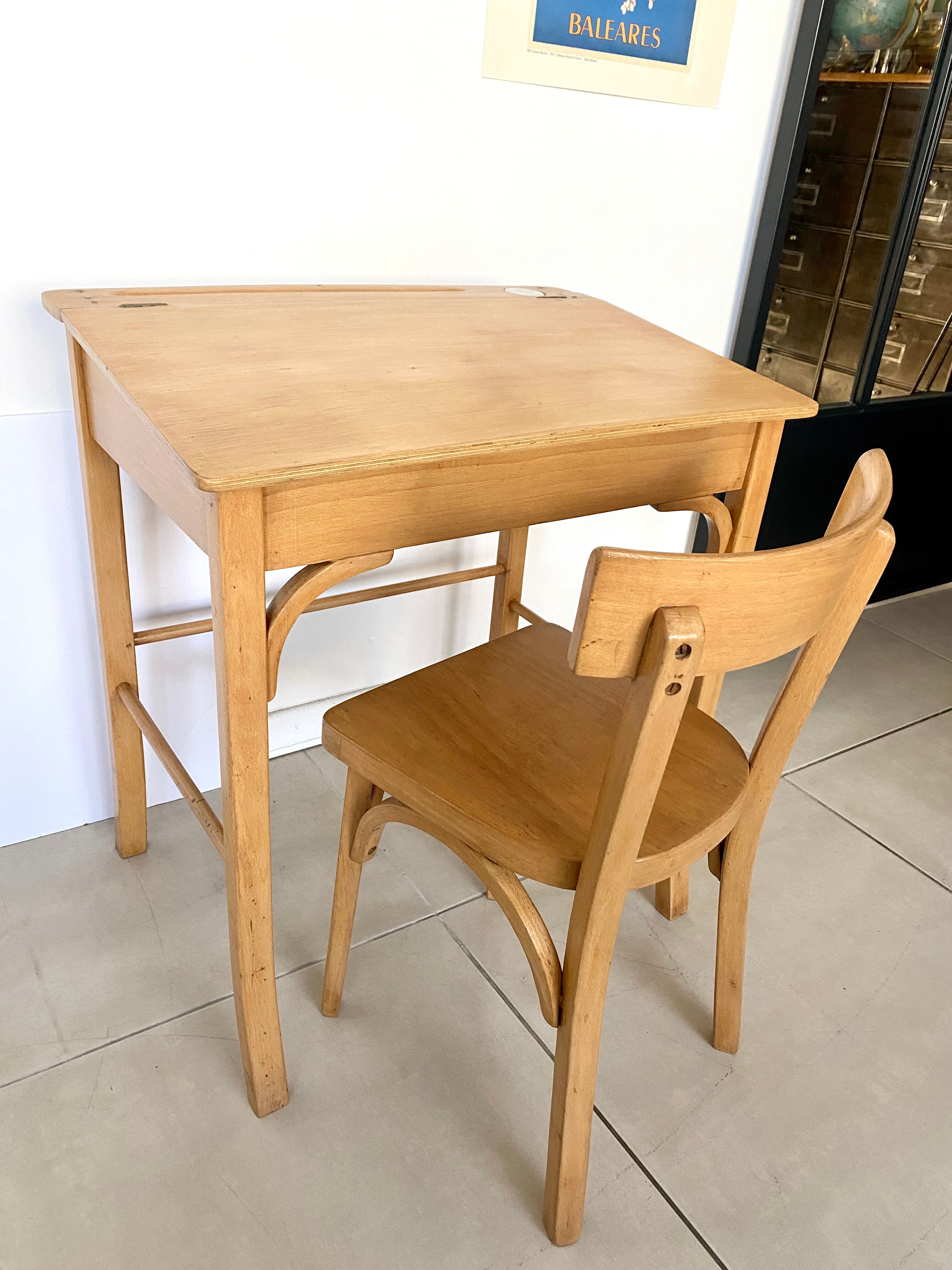 Baumann desk and children's chair set
