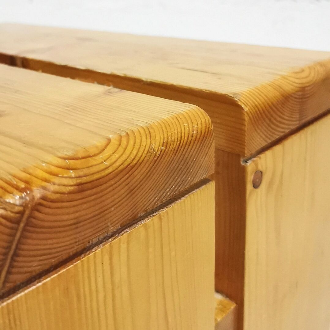 Stool " Les Arcs " by Charlotte Perriand, 1960