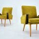 Midcentury Leather Armchairs Designed by Miroslav Navrátil, 1970s