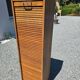 Wooden filing cabinet from the 1970s.