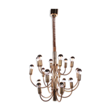 Sciolari Pendant lamp for Boulanger with 18 lights, 1960