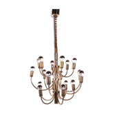Sciolari Pendant lamp for Boulanger with 18 lights, 1960