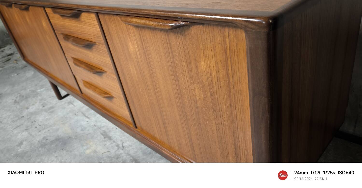 Vintage Scandinavian teak sideboard 1960