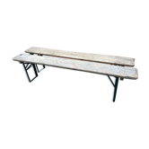 Pair of foldable benches guinguette