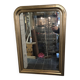 Old Louis Philippe style gilded mirror with mercury mirror