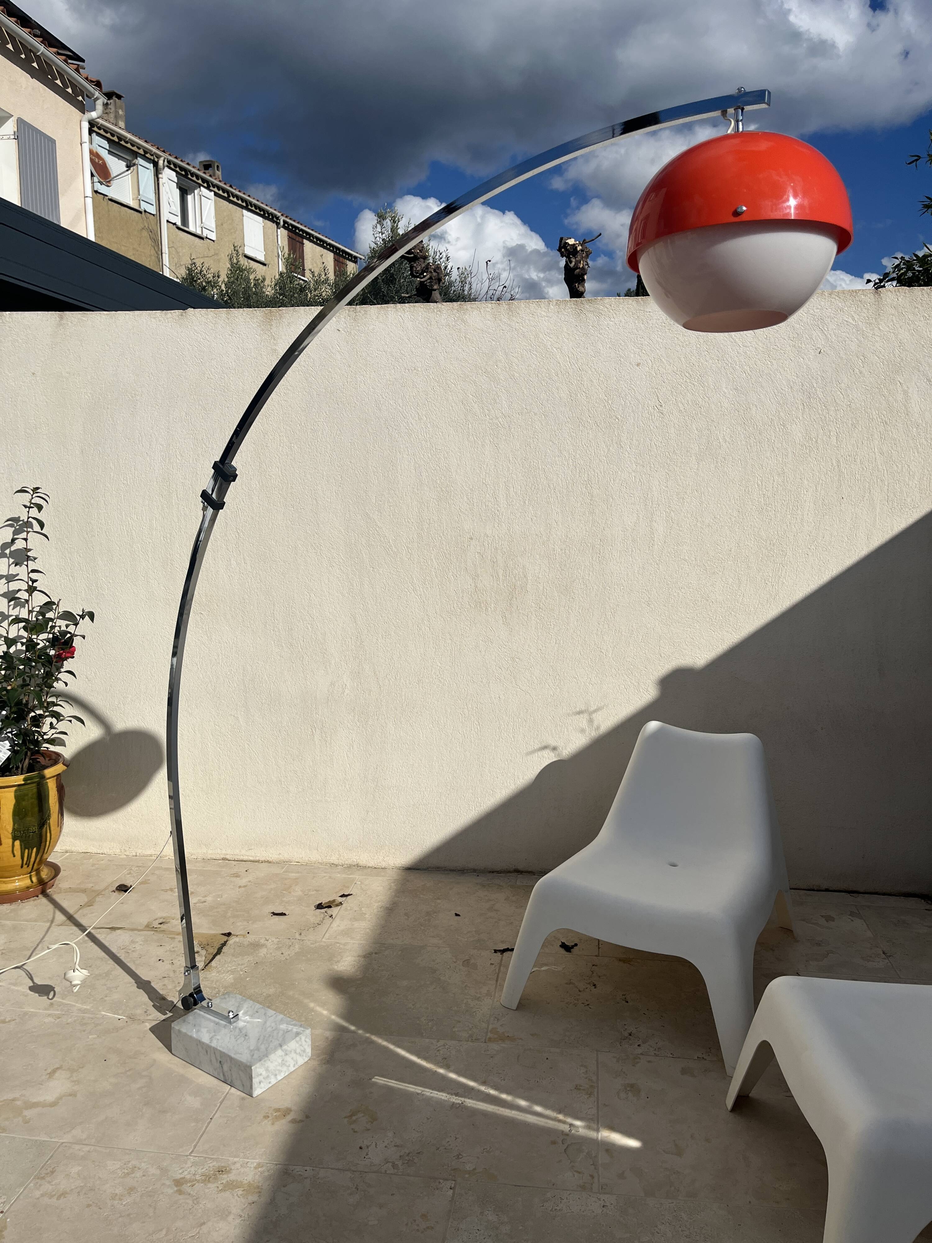 70s design arc floor lamp