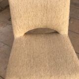 Georges Frydman's 4-chair in beige wool and m for EFA 1960