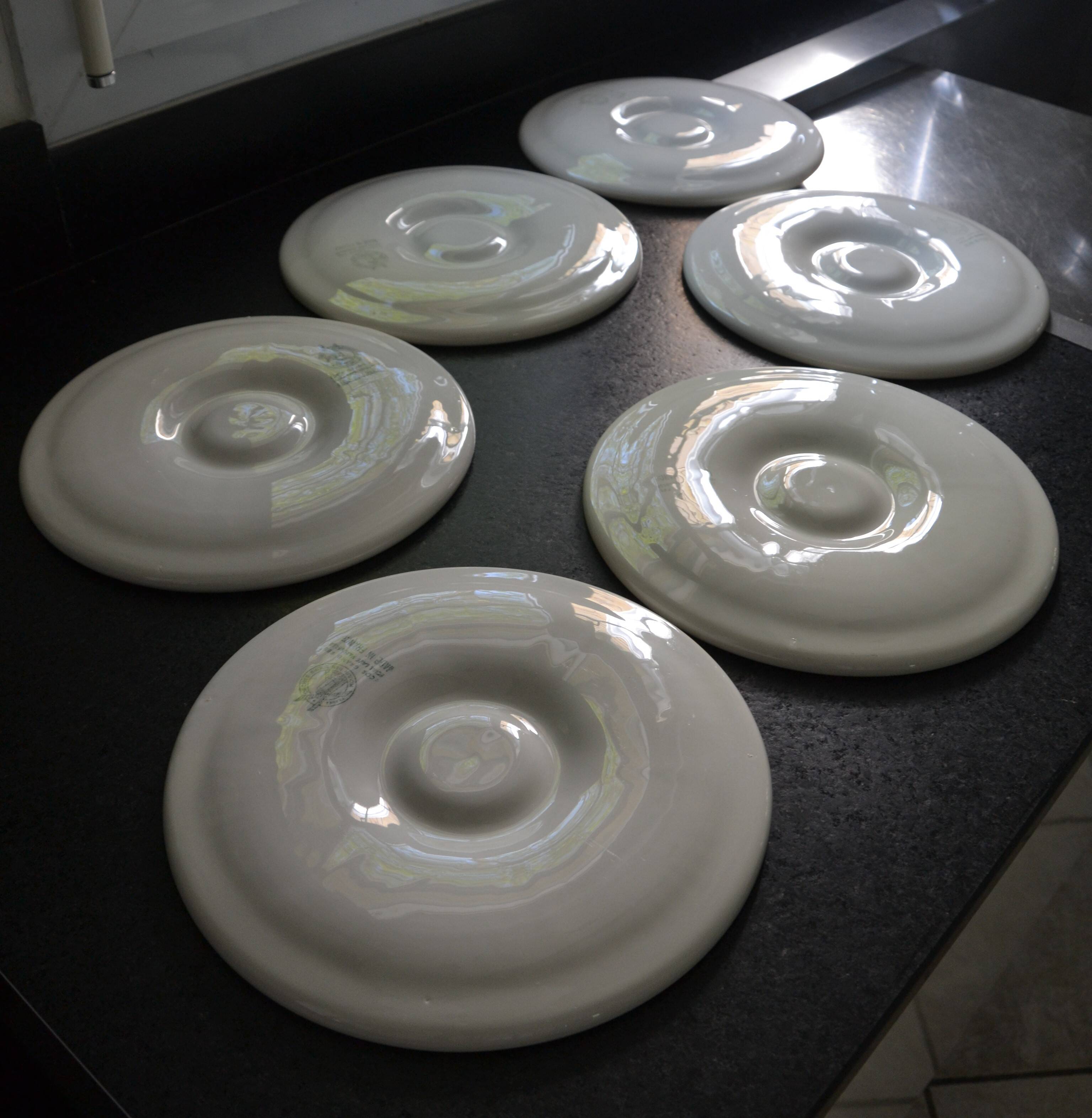 6 Moulin des loups oyster plates