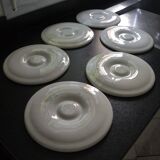6 Moulin des loups oyster plates