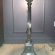 Silver-plated candle holder lamp - 19th century - antique