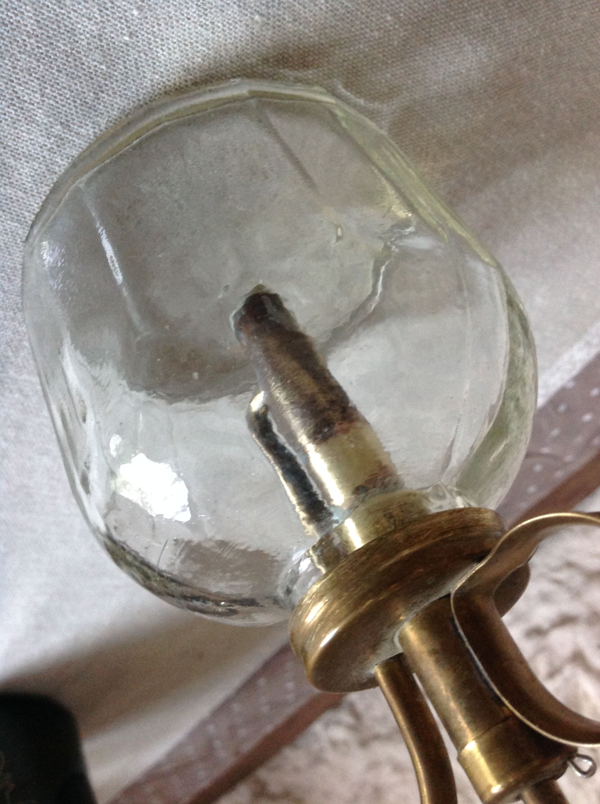 Former ribbed glass vaporizer vintage 70