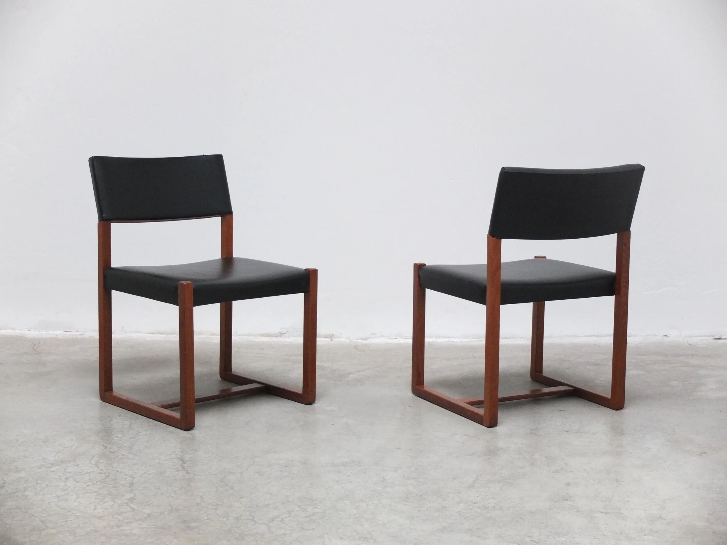 Ensemble de 6 chaises 'A3' par Alfred Hendrickx pour Belform, années 1960.