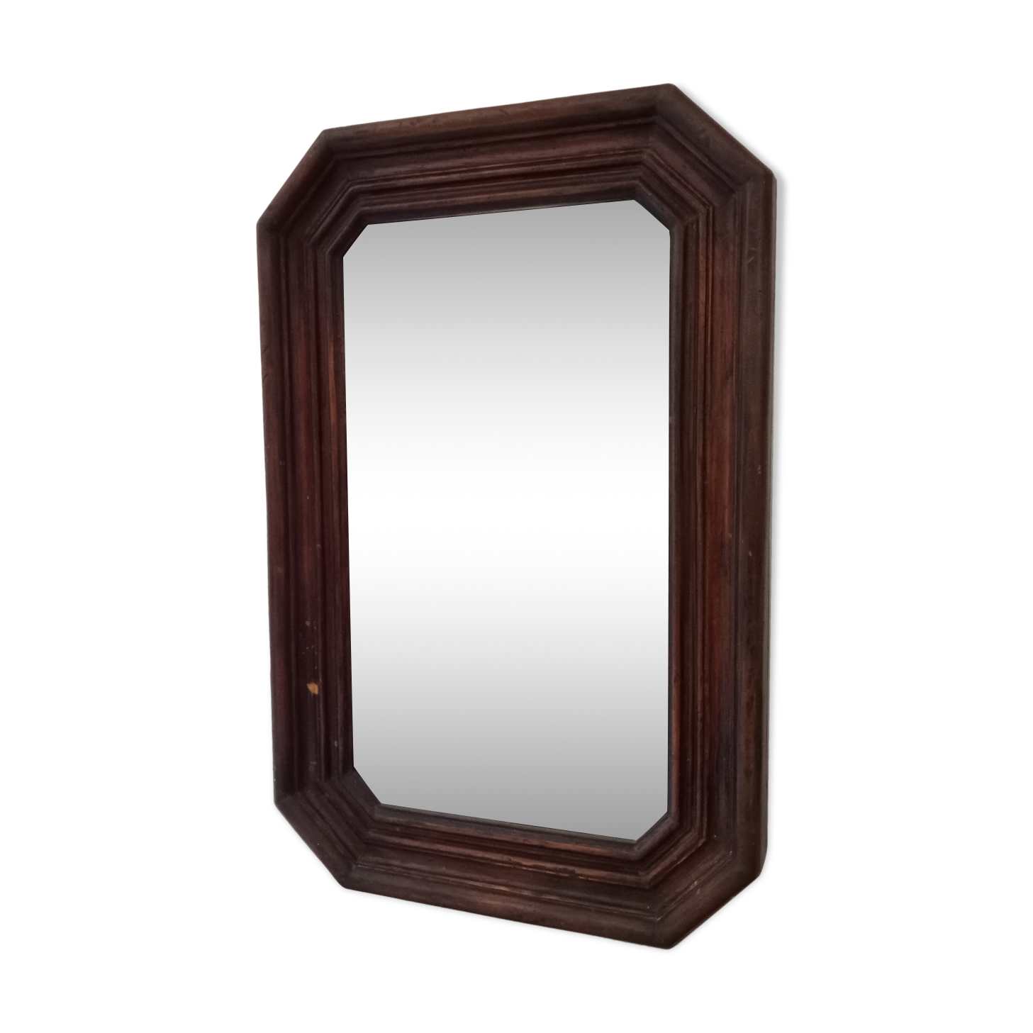 Octagonal mirror 73x48cm