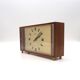Mid Century Teak Desk Clock by Kienzle International