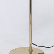 Lampe de bibliothèque en laiton doré, années 1970