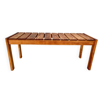 Solid pine bench