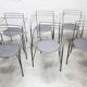 Set of 6 "Silver Moon" armchairs by Pascal Mourgue 1985
